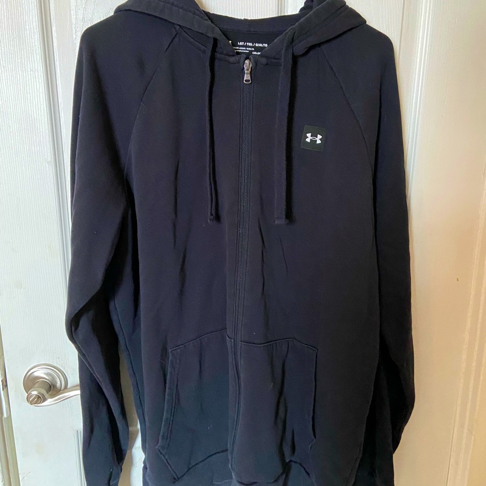 Under Armour black zip up hoodie
